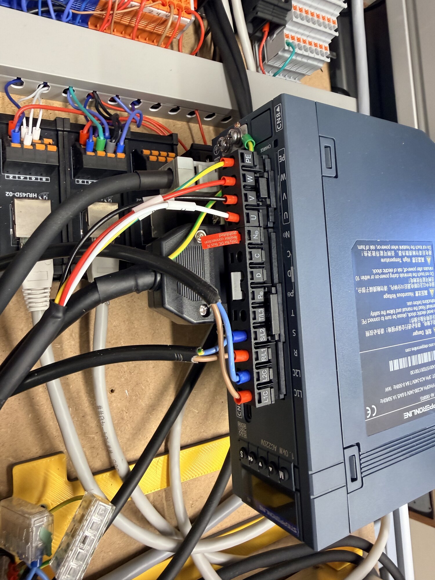 De servodrive van de BT30 spindle