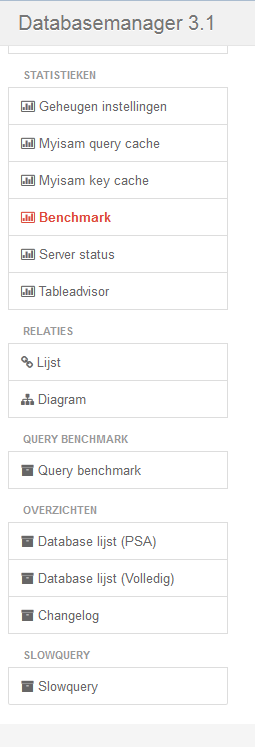 Trajectplanner databasebeheersysteem
