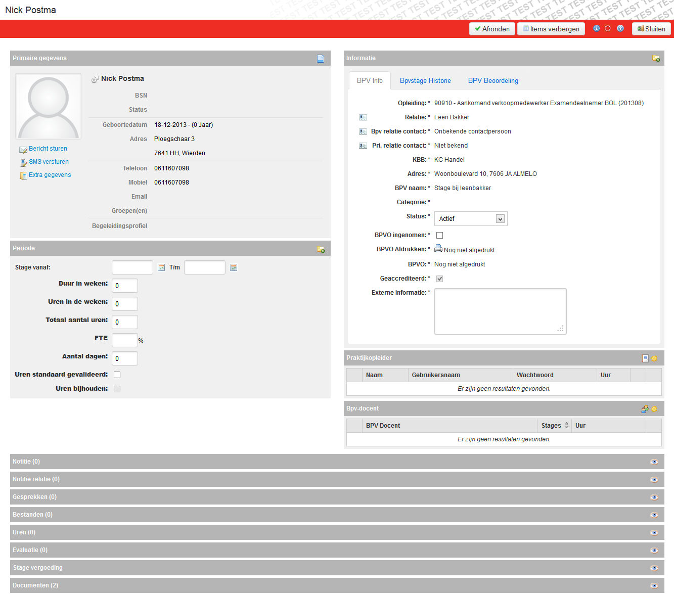 Trajectplanner
